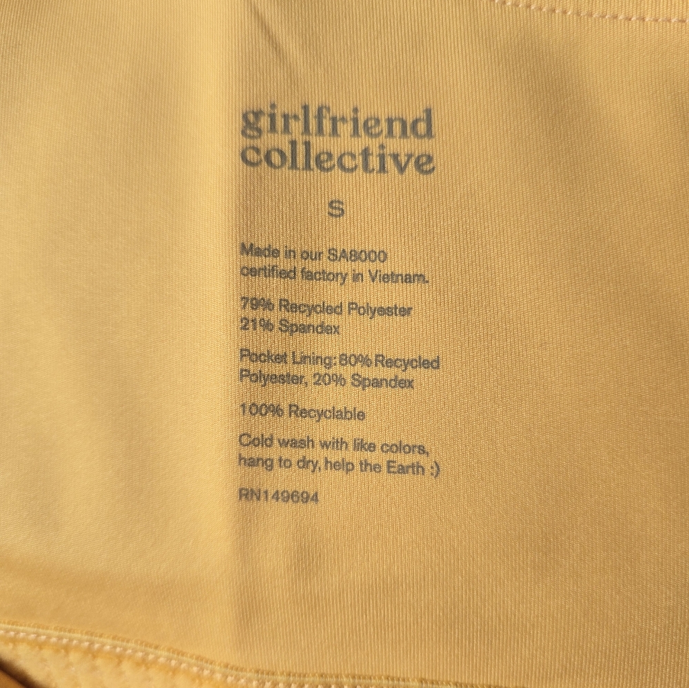 NWT Girlfriend Collective Sunny One-Shoulder Dress - Picture 5 of 5